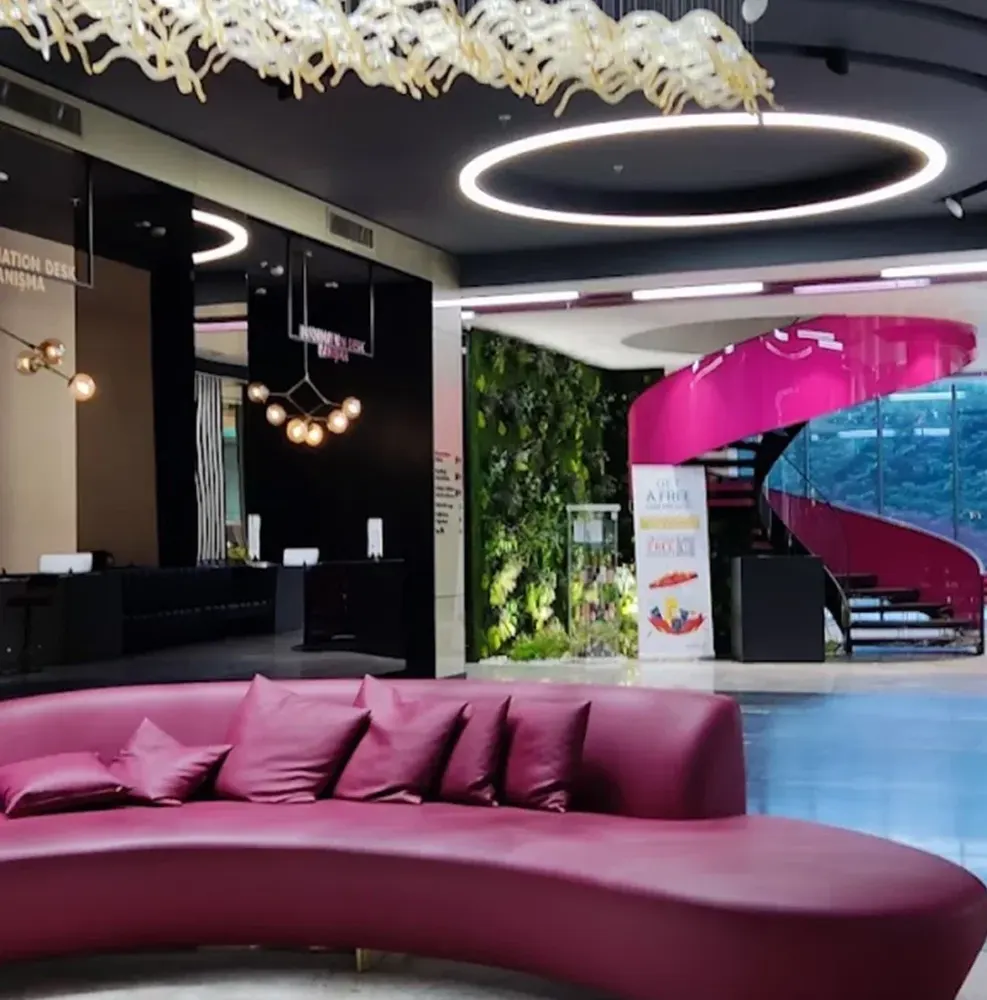 Patient lounge at a partner clinic