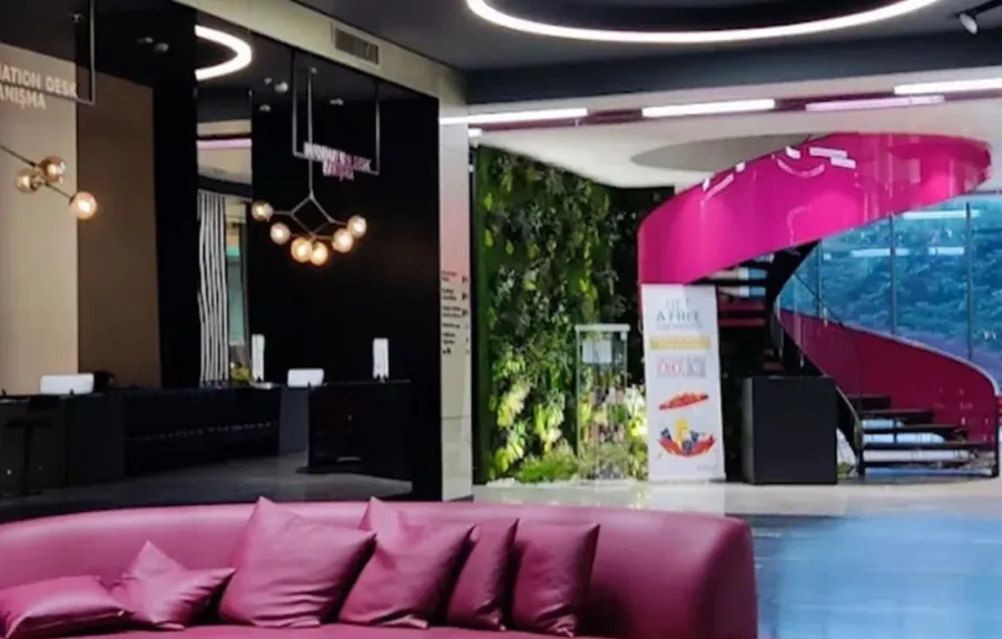 Patient lounge at a partner clinic in Istanbul